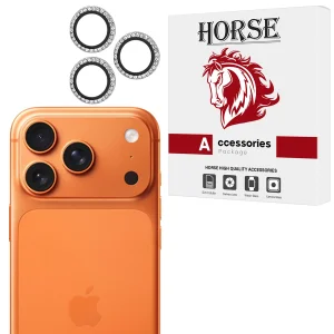 محافظ لنز دوربین شیشه‌ای هورس مدل NRIH20 مناسب برای گوشی موبایل اپل iPhone 17 Pro