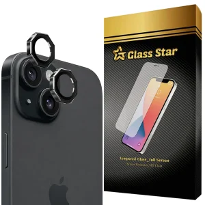 محافظ لنز دوربین شیشه‌ای گلس استار مدل R8ZG مناسب برای گوشی موبایل اپل iPhone 15 Plus