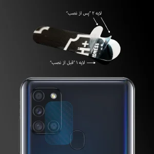 محافظ لنز دوربین مولتی نانو مدل Pro مناسب برای گوشی موبایل سامسونگ Galaxy A21S