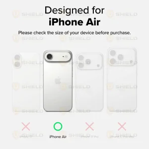 محافظ لنز دوربین آلتیمیت شیلد مدل Glass 3D UL مناسب برای گوشی موبایل اپل iPhone 17 Air