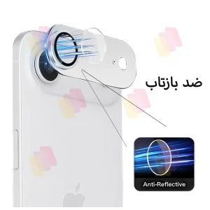 محافظ لنز دوربین فلزی شهر گلس مدل 3D1MS مناسب برای گوشی موبایل اپل iPhone 17 Air