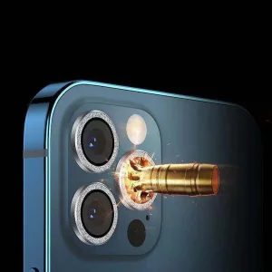 محافظ لنز دوربین ریمکس مدل الماس نشان مناسب برای گوشی موبایل اپل Iphone 13 Promax