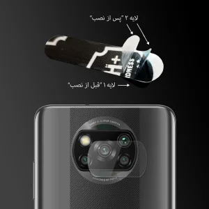 محافظ لنز دوربین مولتی نانو مدل Pro مناسب برای گوشی موبایل شیائومی Poco X3 بسته دو عددی