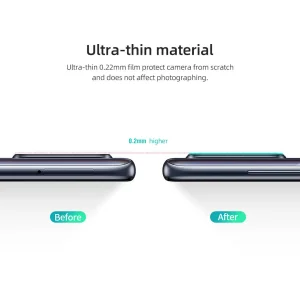 محافظ لنز دوربین نیلکین مدل InvisiFilm مناسب برای گوشی موبایل سامسونگ Galaxy A71
