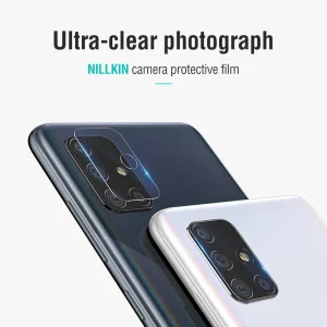 محافظ لنز دوربین نیلکین مدل InvisiFilm مناسب برای گوشی موبایل سامسونگ Galaxy A71