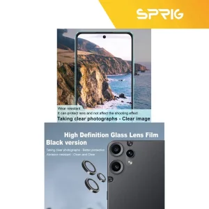 محافظ لنز دوربین فلزی اسپریگ مدل Ring metal مناسب برای گوشی موبایل ناتینگ CMF Phone 2 Pro