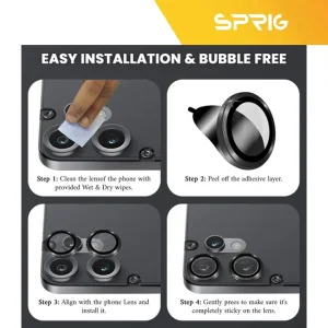 محافظ لنز دوربین فلزی اسپریگ مدل Ring metal مناسب برای گوشی موبایل ناتینگ CMF Phone 2 Pro