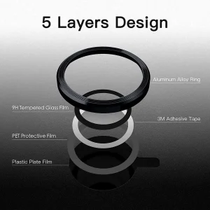 محافظ لنز دوربین لیتو مدل SHINY METAL مناسب برای گوشی موبایل اپل Iphone 13 Pro / 13 Pro Max