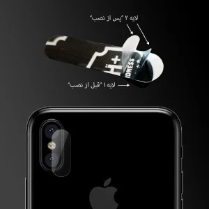 محافظ لنز دوربین مولتی نانو مدل Pro مناسب برای گوشی موبایل اپل iPhone X / XS