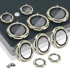 محافظ لنز دوربین آلتیمیت شیلد مدل Ring Diamond UL مناسب برای گوشی موبایل سامسونگ Galaxy S25 Ultra
