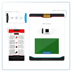 برچسب پوششی ماهوت مدل Metallic-Green مناسب برای تبلت سامسونگ Galaxy Note 8.0 2013 N5100