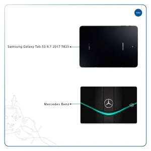 برچسب پوششی ماهوت مدل Mercedes-Benz مناسب برای تبلت سامسونگ Galaxy Tab S3 9.7 2017 T825