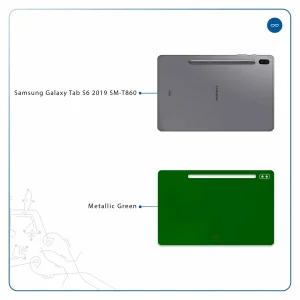 برچسب پوششی ماهوت مدل Metallic-Green مناسب برای تبلت سامسونگ Galaxy Tab S6 2019 SM-T860