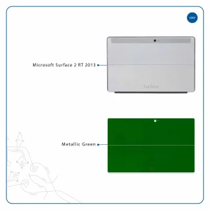 برچسب پوششی ماهوت مدل Metallic-Green مناسب برای تبلت مایکروسافت Surface 2 RT 2013