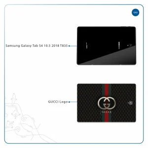 برچسب پوششی ماهوت مدل GUCCI-Logo مناسب برای تبلت سامسونگ Galaxy Tab S4 10.5 2018 T835