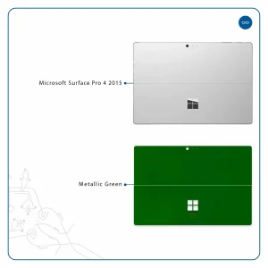 برچسب پوششی ماهوت مدل Metallic-Green مناسب برای تبلت مایکروسافت Surface Pro 4 2015