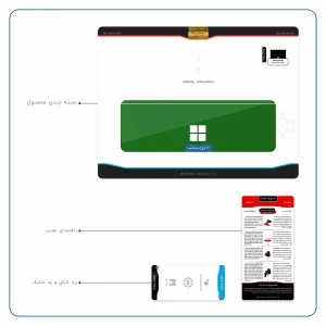 برچسب پوششی ماهوت مدل Metallic-Green مناسب برای تبلت مایکروسافت Surface Pro 4 2015