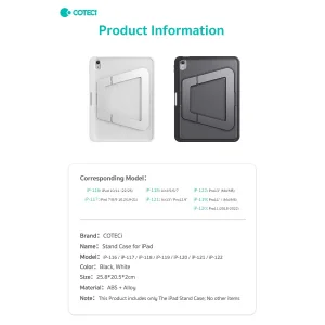 کاور کوتتسی مدل Ip-119 مناسب برای تبلت اپل  11 اینچی Apple ipad Pro11 (M4/M5)