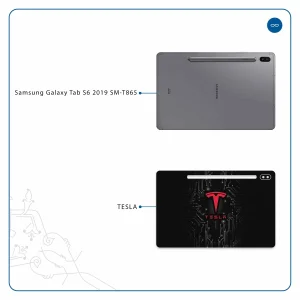 برچسب پوششی ماهوت مدل TESLA مناسب برای تبلت سامسونگ Galaxy Tab S6 2019 SM-T865