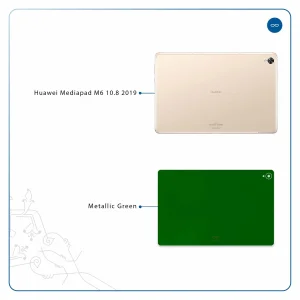 برچسب پوششی ماهوت مدل Metallic-Green مناسب برای تبلت هوآوی Mediapad M6 10.8 2019