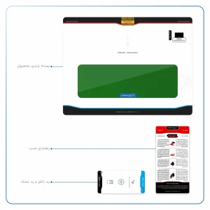 برچسب پوششی ماهوت مدل Metallic-Green مناسب برای تبلت هوآوی Mediapad M6 10.8 2019