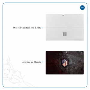 برچسب پوششی ماهوت مدل Atletico de Madrid مناسب برای تبلت مایکروسافت Surface Pro 2 2013