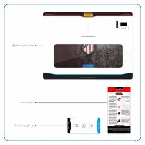 برچسب پوششی ماهوت مدل Atletico de Madrid مناسب برای تبلت مایکروسافت Surface Pro 2 2013