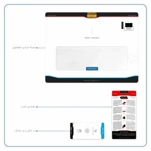 برچسب پوششی ماهوت مدل Matte-White مناسب برای تبلت مایکروسافت Surface Pro 3 2014