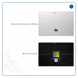 برچسب پوششی ماهوت مدل Microsoft-Logo مناسب برای تبلت مایکروسافت Surface Pro 4 2015