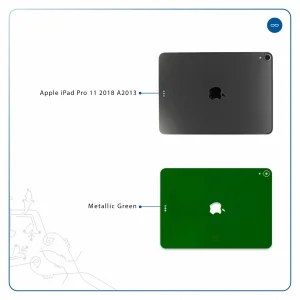 برچسب پوششی ماهوت مدل Metallic-Green مناسب برای تبلت اپل iPad Pro 11 2018 A2013