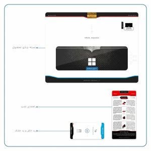 برچسب پوششی ماهوت مدل Batman مناسب برای تبلت مایکروسافت Surface Pro 4 2015