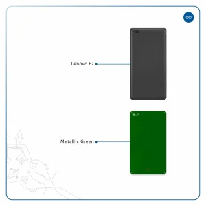 برچسب پوششی ماهوت مدل Metallic-Green مناسب برای تبلت لنوو E7