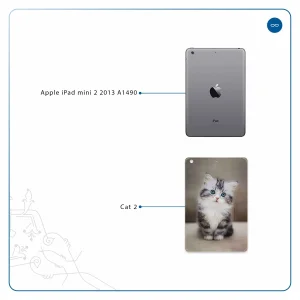 برچسب پوششی ماهوت مدل Cat-2 مناسب برای تبلت اپل iPad mini 2 2013 A1490