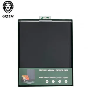کیف کلاسوری گرین مدل Premium Vegan  مناسب برای تبلت اپل iPad Pro 12.9 2020/2021