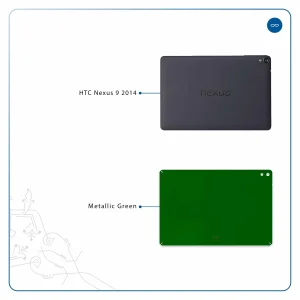 برچسب پوششی ماهوت مدل Metallic-Green مناسب برای تبلت اچ تی سی Nexus 9 2014
