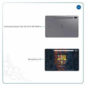 برچسب پوششی ماهوت مدل BARCELONA-2 مناسب برای تبلت سامسونگ Galaxy Tab S6 2019 SM-T860