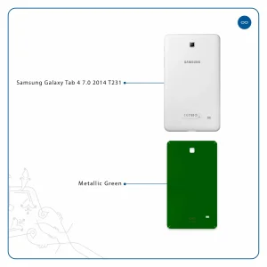 برچسب پوششی ماهوت مدل Metallic-Green مناسب برای تبلت سامسونگ Galaxy Tab 4 7.0 2014 T231