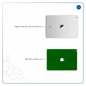 برچسب پوششی ماهوت مدل Metallic-Green مناسب برای تبلت اپل iPad Air 2013 A1476