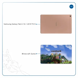 برچسب پوششی ماهوت مدل Minecraft-Game مناسب برای تبلت سامسونگ Galaxy Tab A 10.1 2019 T515