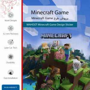 برچسب پوششی ماهوت مدل Minecraft-Game مناسب برای تبلت سامسونگ Galaxy Tab A 10.1 2019 T515