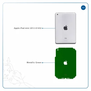برچسب پوششی ماهوت مدل Metallic-Green مناسب برای تبلت اپل iPad mini 2012 A1432