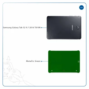 برچسب پوششی ماهوت مدل Metallic-Green مناسب برای تبلت سامسونگ Galaxy Tab S2 9.7 2016 T819N