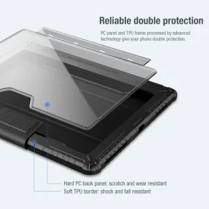 کیف کلاسوری نیلکین مدل Camshield Bumper مناسب برای تبلت اپل  (2022 / 2021 / 2020) iPad Air13(2025) / iPad Air13(2024) /iPad 12.9