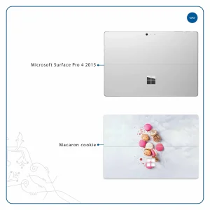 برچسب پوششی ماهوت مدل Macaron cookie مناسب برای تبلت مایکروسافت Surface Pro 4 2015