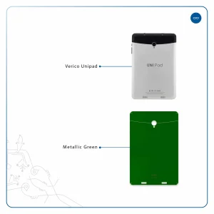 برچسب پوششی ماهوت مدل Metallic-Green مناسب برای تبلت وریکو Unipad