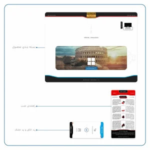 برچسب پوششی ماهوت مدل Rome City مناسب برای تبلت مایکروسافت Surface Pro 4 2015