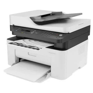 پرینتر چندکاره لیزری تک‌رنگ A4 اچ‌پی مدل Laser MFP 139fnw با قابلیت پرینت، اسکن، کپی و فکس، اتصال USB، وای‌فای و شبکه