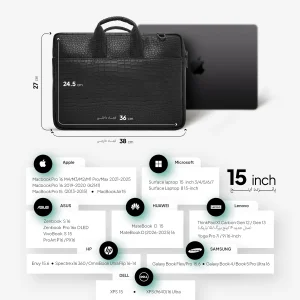 کیف لپ‌تاپ پروین مدل KL25 مناسب برای HUAWEI MateBook s سایز 16 اینچ
