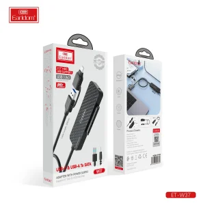 مبدل USB / USB-C به SATA / هاب USB3 ارلدام مدل W37