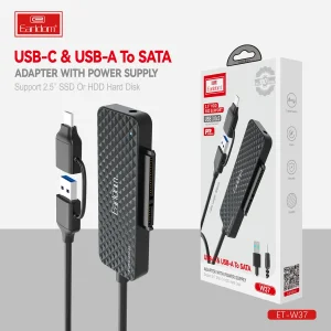 مبدل USB / USB-C به SATA / هاب USB3 ارلدام مدل W37